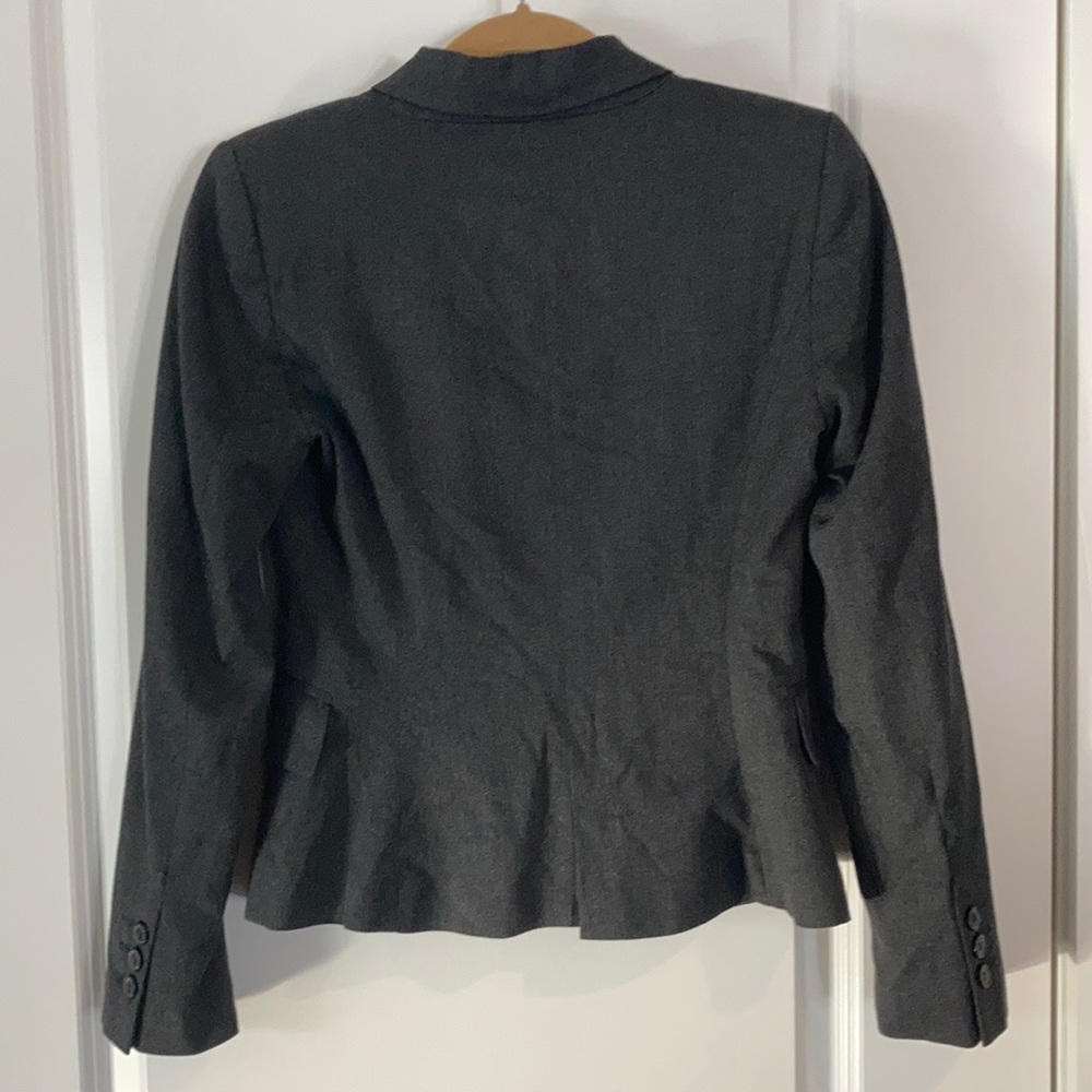 Zara Basic Women’s Blazer Jacket Grey - image 4